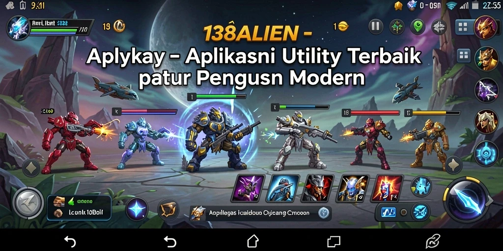 Screenshot utama 138ALIEN menampilkan antarmuka aplikasi yang bersih dan fungsional.
