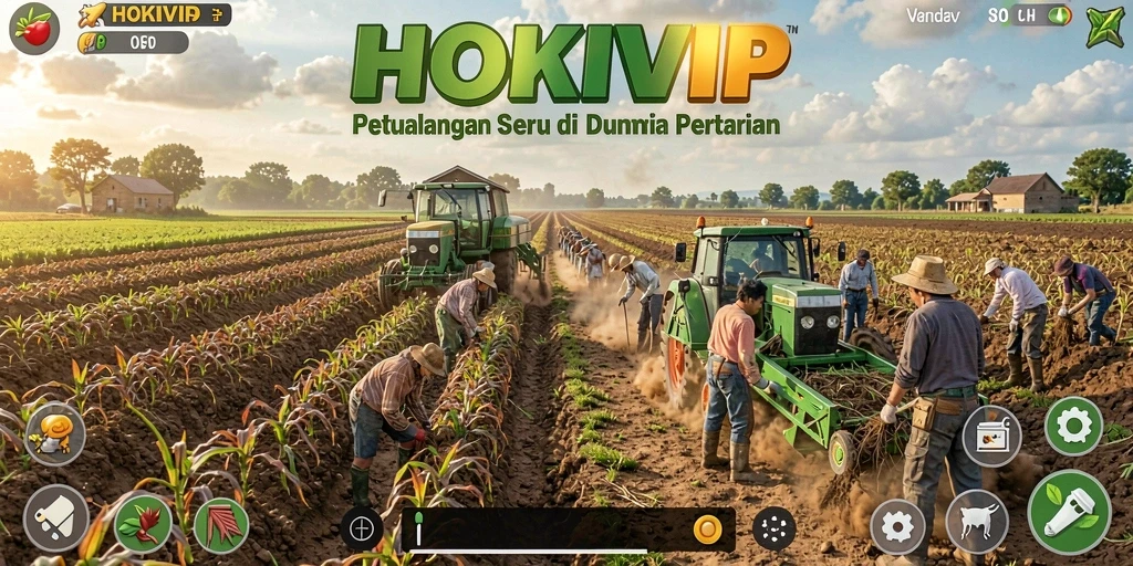 Gameplay HOKIVIP yang menarik dan interaktif di dunia pertanian.