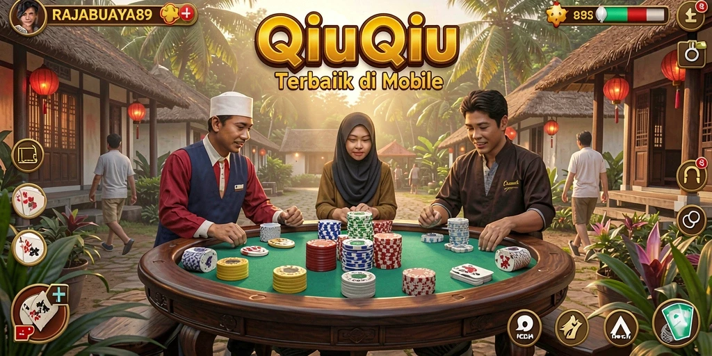 Screenshot RAJABUAYA89 menunjukkan keseruan gameplay QiuQiu.