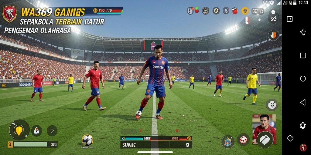 Gameplay seru WA369 dengan aksi sepakbola mendebarkan.