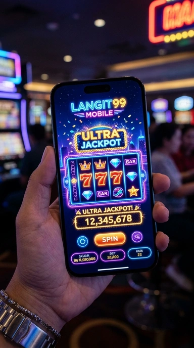 Screenshot unduhan aplikasi yang sukses di langit99.